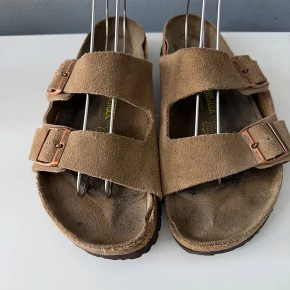 BIRKENSTOCK suede arizona sandals size 41 US 10-10.5 regular width - Picture 2 of 11